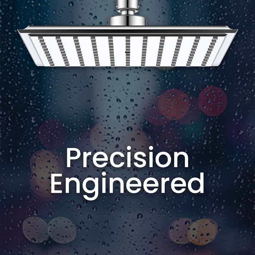 Mila Sleek Rain Shower, Shower Head surface with Chrome Rain Shower Head, MSXX0307CM, Single Function, 210 * 210mm